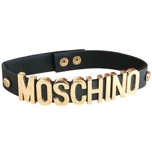 Moschino Black and Gold Women's Choker - Copy